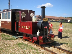 Bigjigs Originální dřevěná lokomotiva EHLR Jack