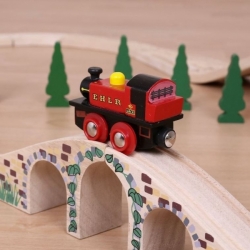  Bigjigs Rail Dřevěná replika lokomotivy EHLR Jack