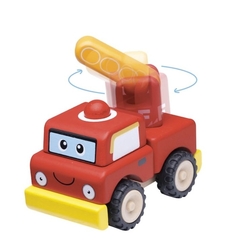 Wonderworld Dřevěný mini hasičský vůz