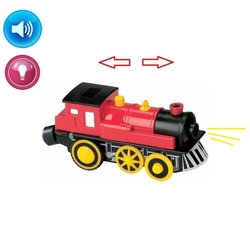 Maxim lokomotiva na baterie se zvukem červená
