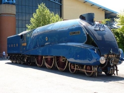 Bigjigs Originální dřevěná lokomotiva - Mallard