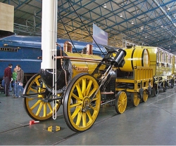 Bigjigs Originální dřevěná lokomotiva - Rocket