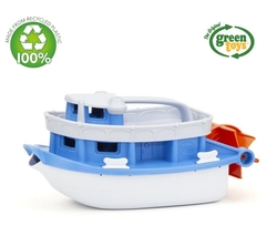 Green Toys Loď modro-bílá Paddle Boat	