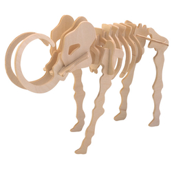 Dřevěné 3D puzzle skládačka - dinosauři - Mamut