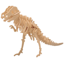 Dřevěné 3D puzzle dinosaurus - Tyranosaurus T-REX