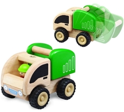 Wonderworld Dřevěné auto mini popelář