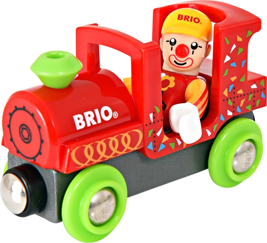 BRIO Pestrý klaunův vlak
