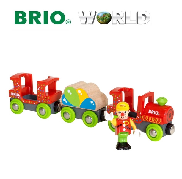 BRIO Pestrý klaunův vlak